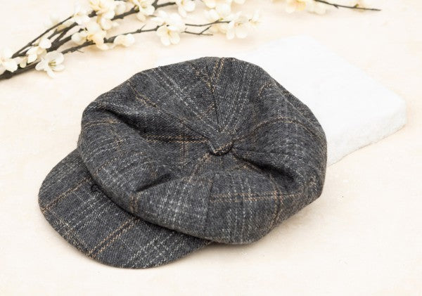 Load image into Gallery viewer, Plaid Newsboy Caps

