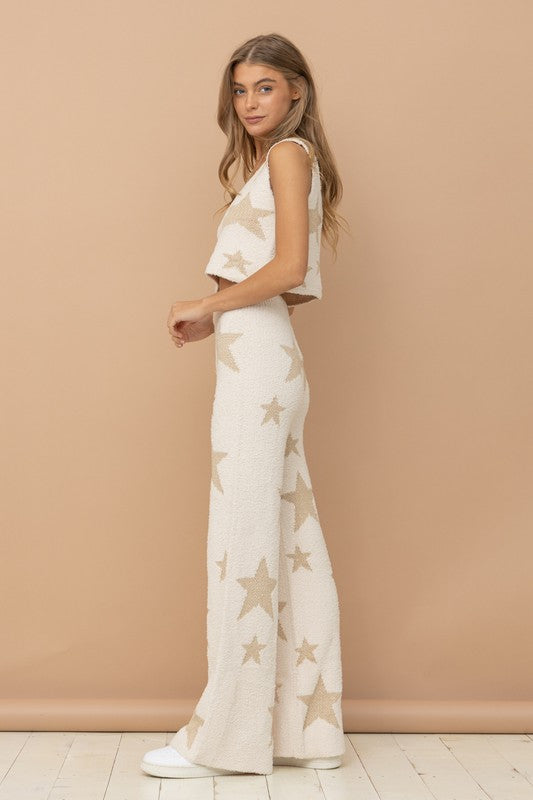 Load image into Gallery viewer, Soft Star Print Tank Pant Set
