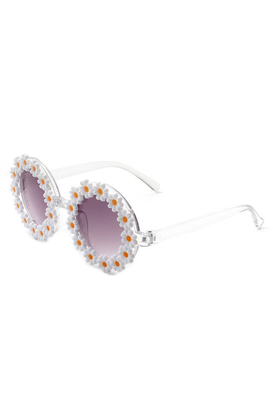 Girls Cute Daisy Flower Design Children Sunglasses