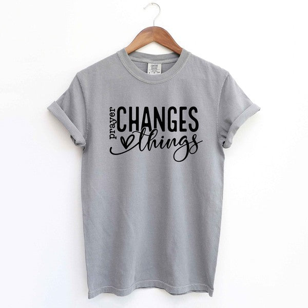Load image into Gallery viewer, Prayer Changes Everything Garment Dyed Tee
