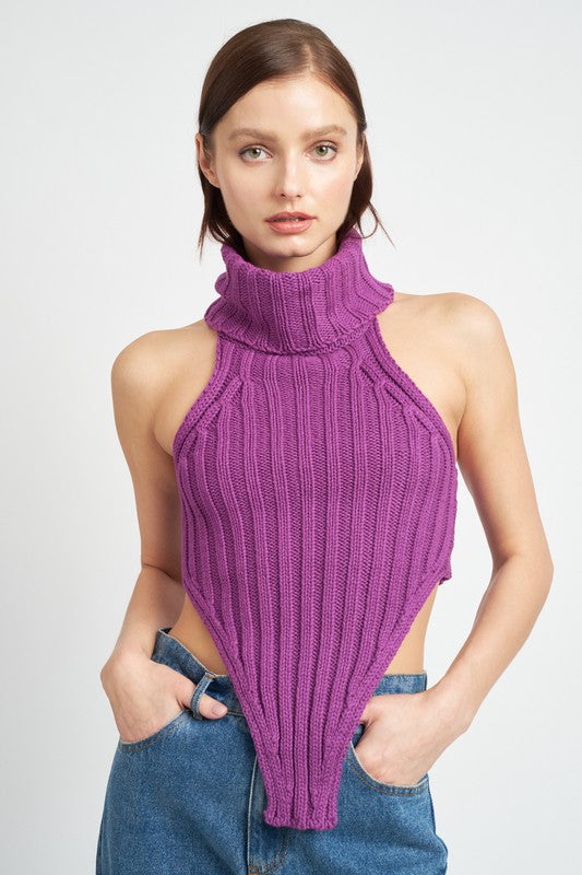 Load image into Gallery viewer, Knit Turtleneck Top
