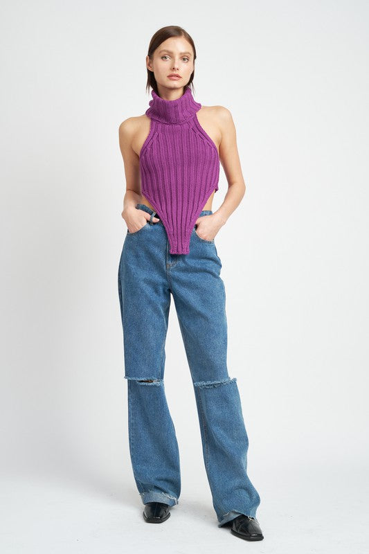 Load image into Gallery viewer, Knit Turtleneck Top
