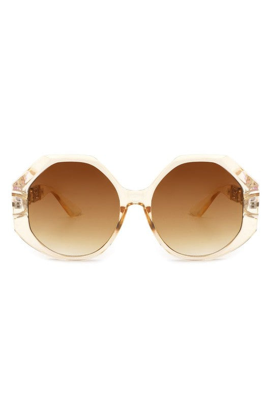 Load image into Gallery viewer, Round Circle Geometric Fashion Oversize Sunglasses
