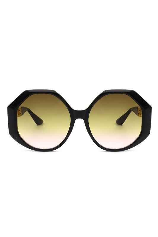 Load image into Gallery viewer, Round Circle Geometric Fashion Oversize Sunglasses

