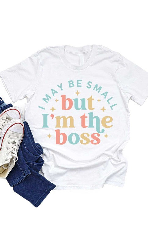 Load image into Gallery viewer, Im The Boss Kids Graphic Tee
