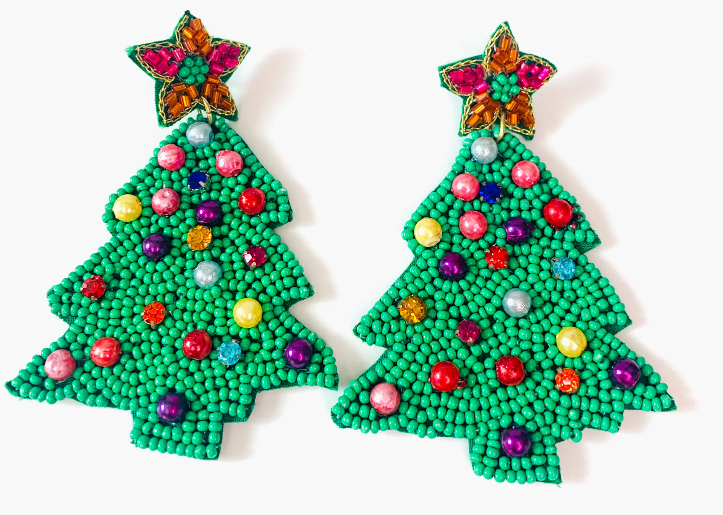 Load image into Gallery viewer, Elegant Christmas Tree Earrings
