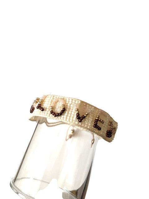 Ombre Love beaded bracelet