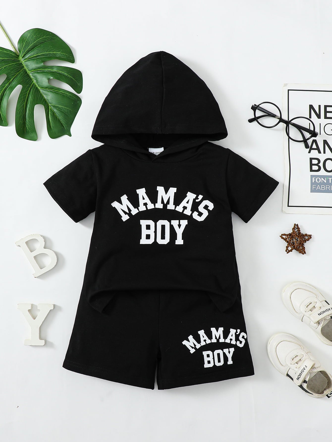 Load image into Gallery viewer, MAMA&amp;#39;S BOY Hoodie and Shorts Kit
