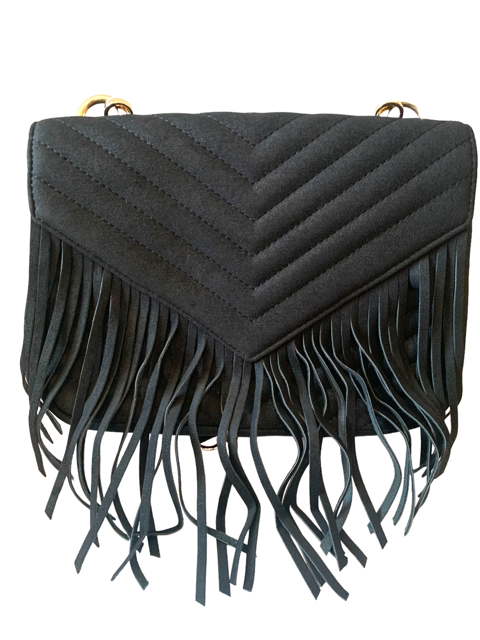 Emily Quilted Crossbody with Fringe