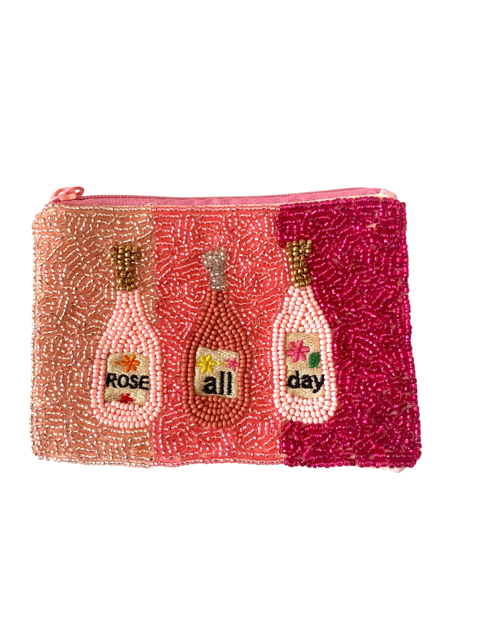 Rose All Day coin pouch